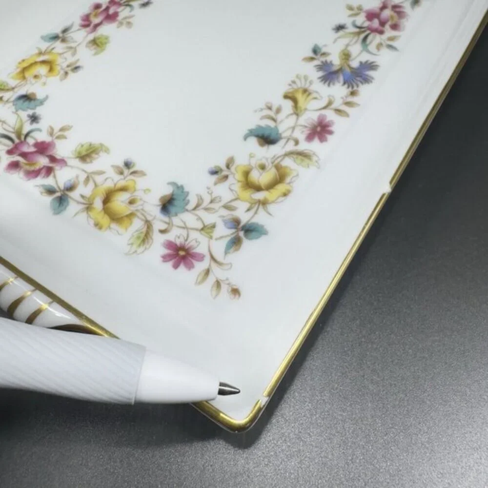 Richard Ginori‎ Italy Fine Porcelain Dish SORRENTO Dresser Rectangular Tray VTG